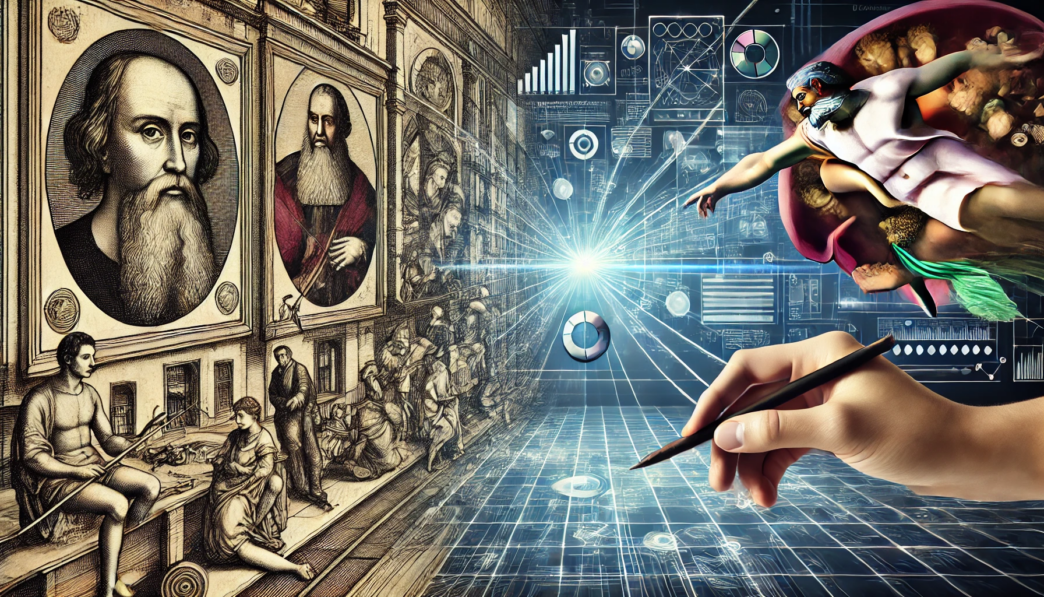 UI design evolution, Renaissance perspective, spatial cognition, skeuomorphism, flat design, adaptive interfaces, AI-driven UX, human-centered design, design ethics, user empowerment